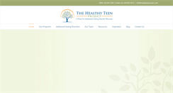 Desktop Screenshot of healthyteenproject.com