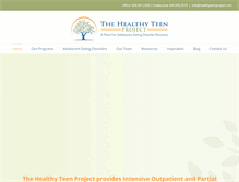 Tablet Screenshot of healthyteenproject.com
